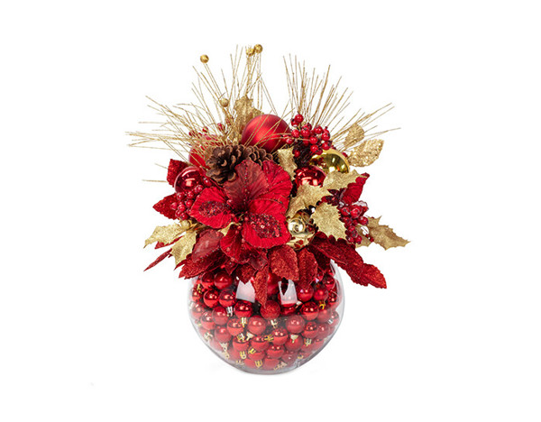 Traditional Red Gold Desk Floral.jpg